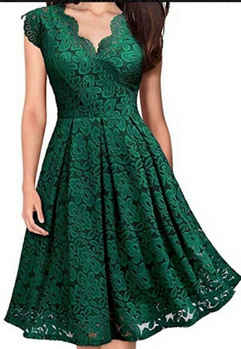 Fashion Vestido verde 