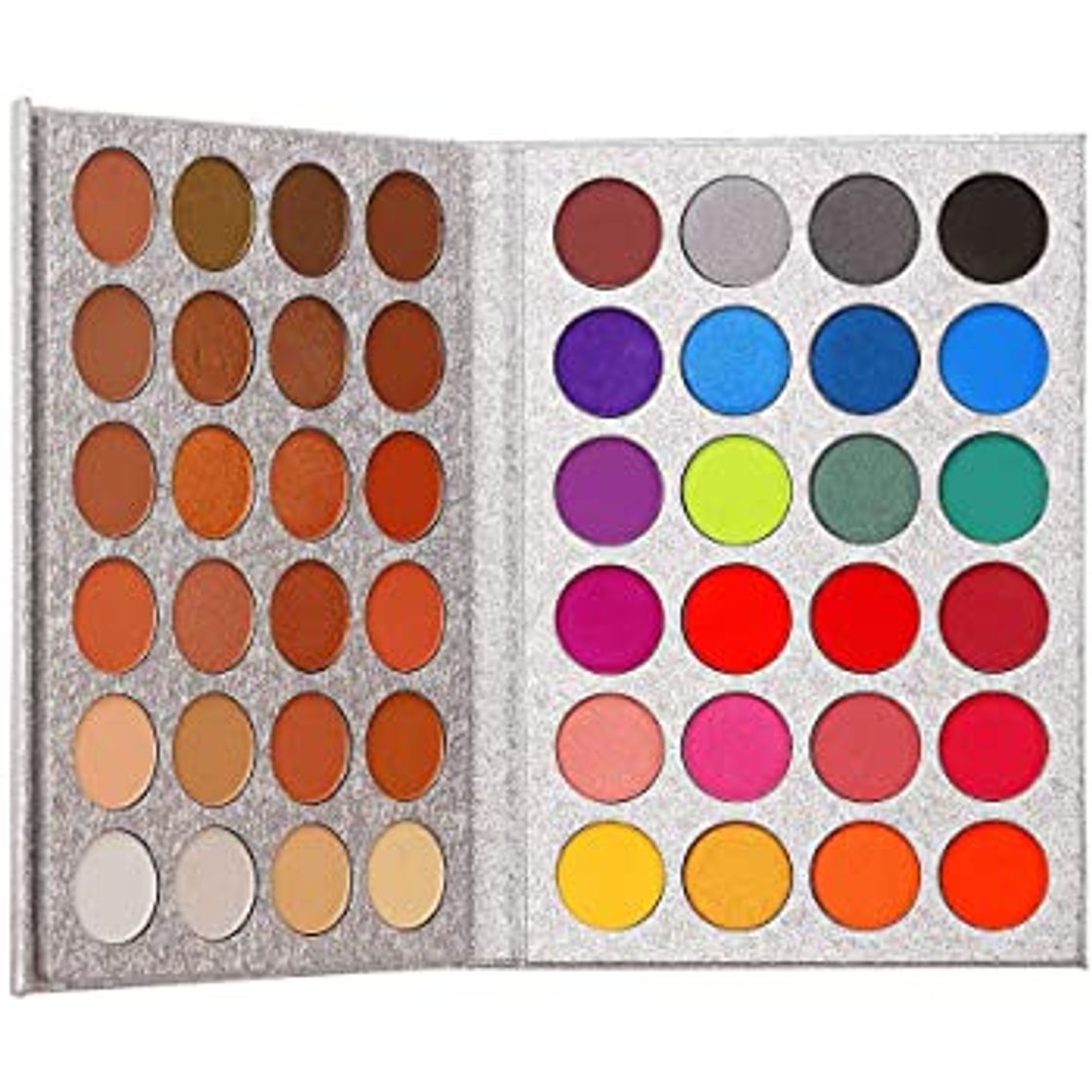 Social QIBEST Paleta de sombras de ojos 42 colores sombra de ojos Powder