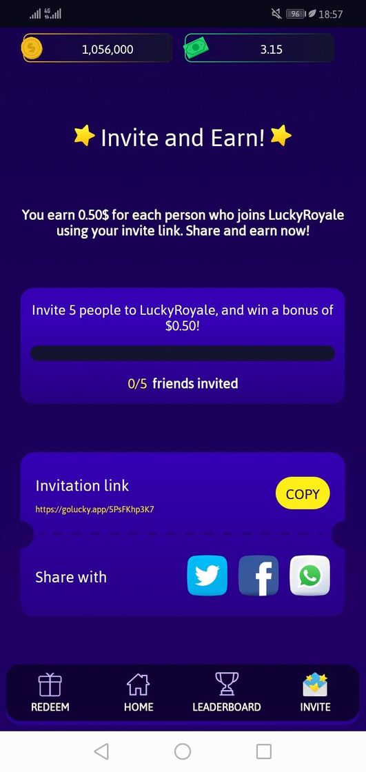 App Lucky Royale