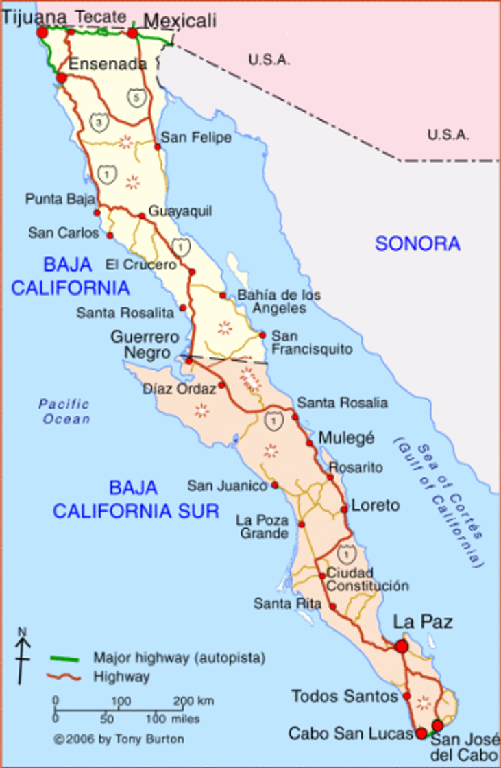 Lugar Baja California