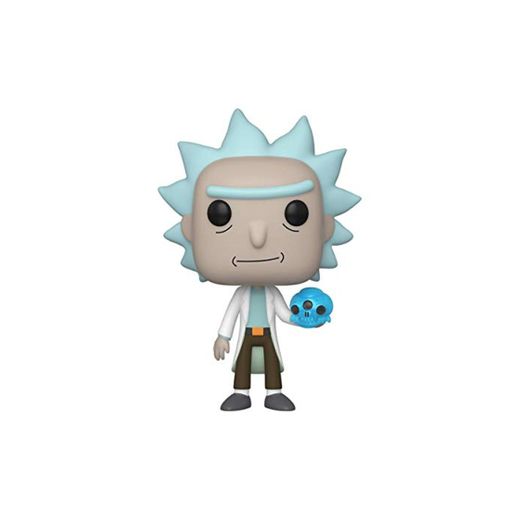 Funko- Pop Animation: Rick & Morty-Rick w/Crystal Skull and Morty Collectible Toy,