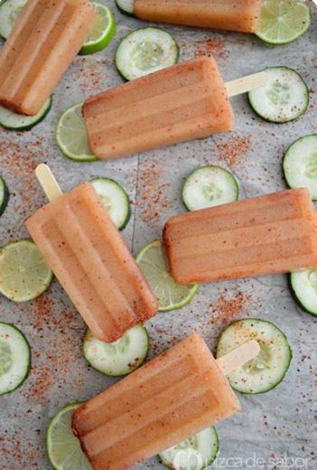 Paletas de Pepino & Limón 🥒🍭🍋