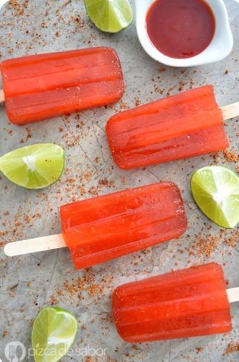 Paletas de Chamoy y Limón🌶 🍭🍋