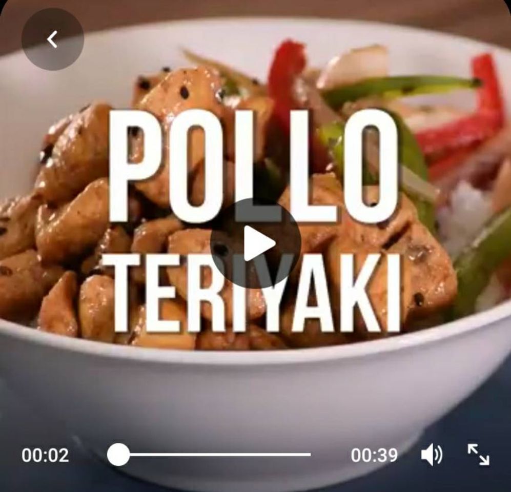 Moda Pollo estilo teriyaki