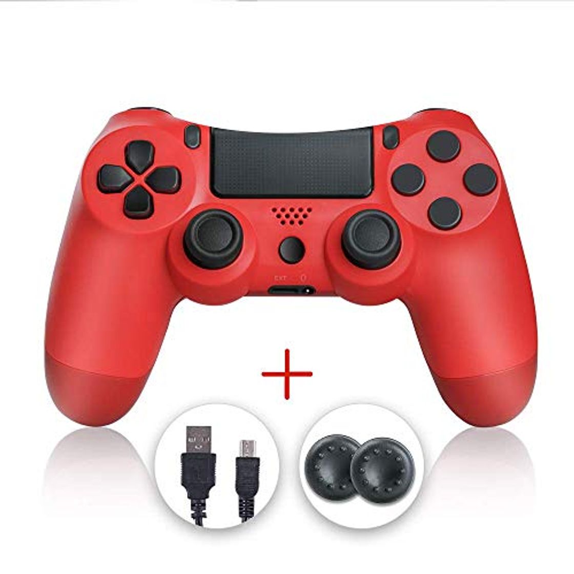 Social shineled Mando PS4, PS4 Controller, Controlador PS4, Mando Inalámbrico Gamepad Compatible con