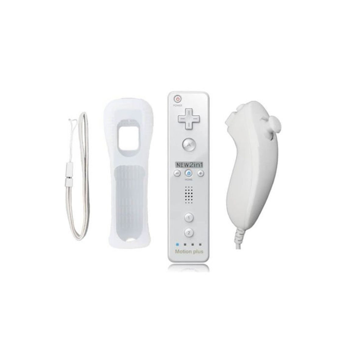 Social mini kitty 2 en 1 Motion Plus Mando y Nunchunk para Nintendo