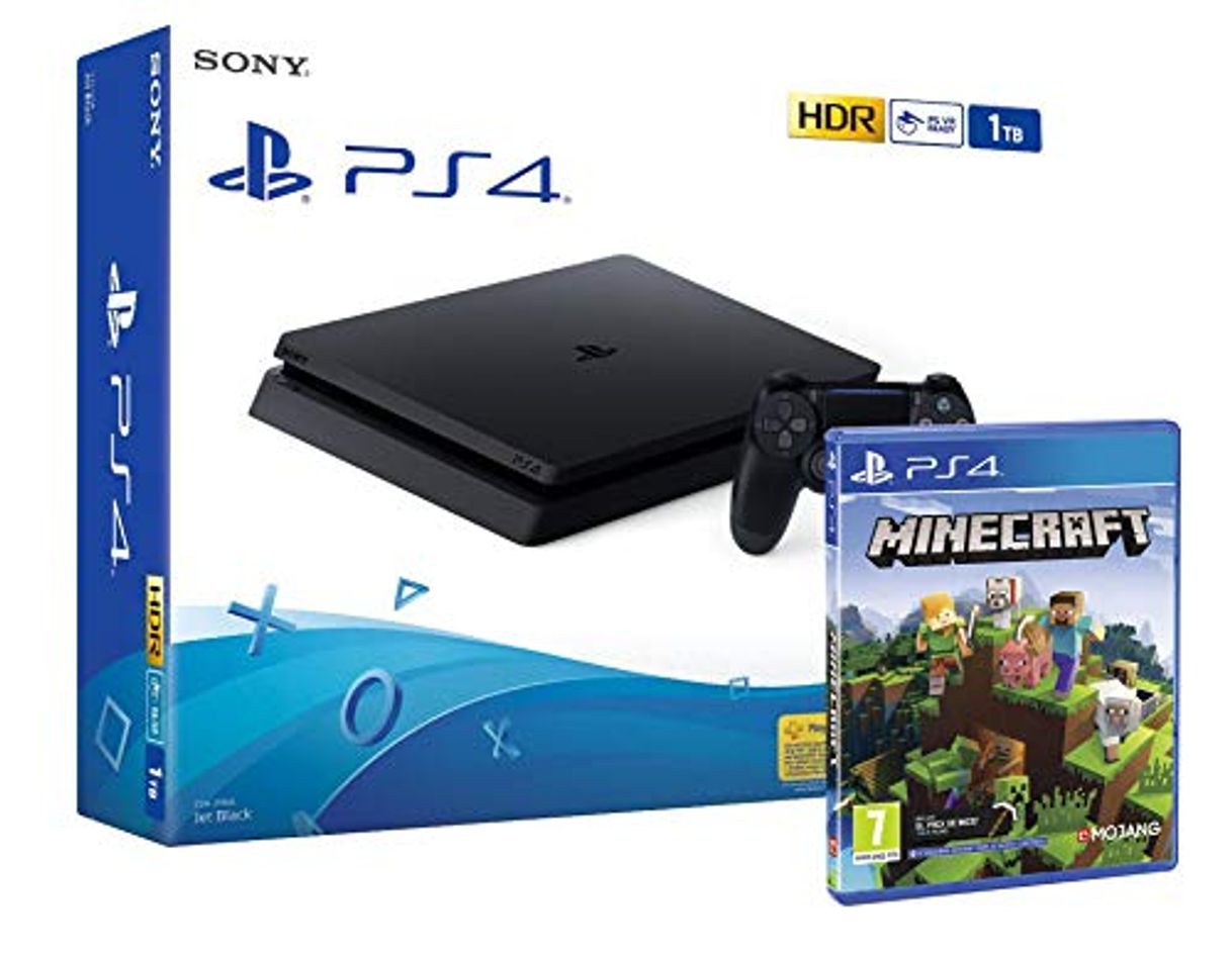 Electronic PS4 Slim 1Tb Negra Playstation 4 Consola