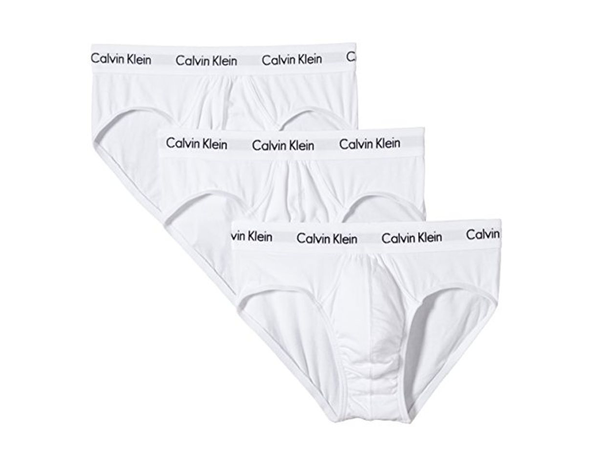 Moda Calvin Klein 3P Hip Brief, Calzoncillos para Hombre