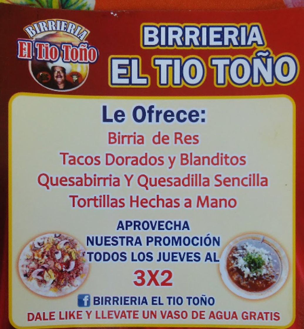 Restaurantes Birriería El Tío Toño