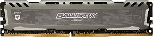 Crucial Ballistix Sport LT BLS8G4D26BFSBK 2666 MHz, DDR4, DRAM, Memoria Gamer para