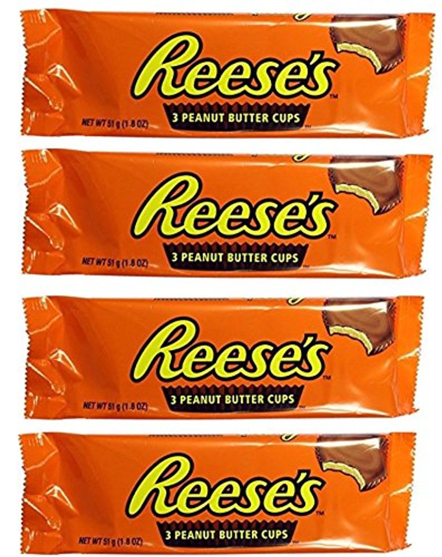 Product (4x51g) Hershey's Reese's 3 peanut butter cup al La mantequilla de maní