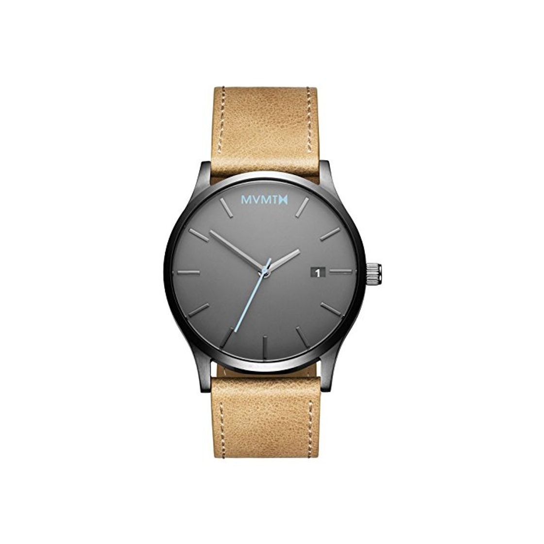 Social MVMT Reloj Analógico para Hombre de Cuarzo con Correa en Cuero D