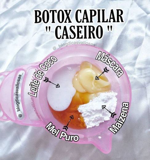 Botox capilar caseiro👱‍♀️