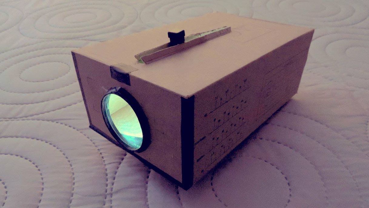 Moda Proyector Casero Para Celular Smartphone