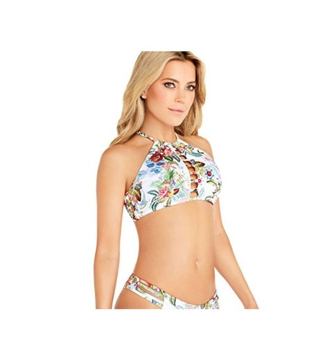 Sylvie Flirty Swimwear Brune, Parte de Arriba de Bikini para Mujer, Multicolor