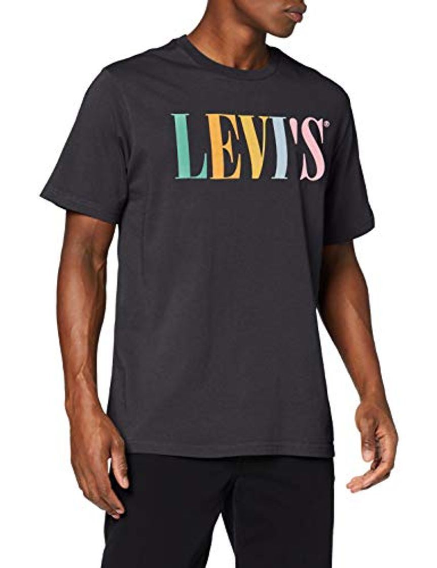 Social Levi's Relaxed Graphic tee Camiseta, Negro