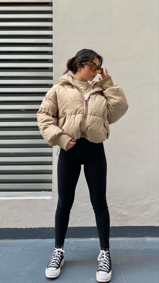 Social Look jaqueta puffer