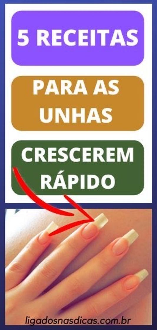 Product receita para as unhas