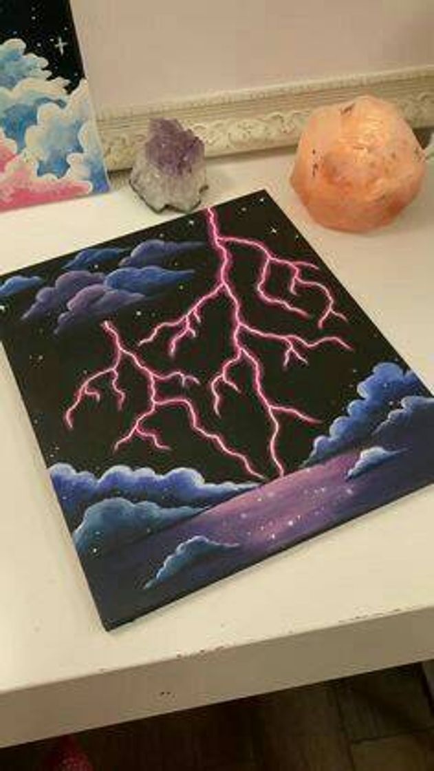 Fashion Quadro de Relâmpago🌩️