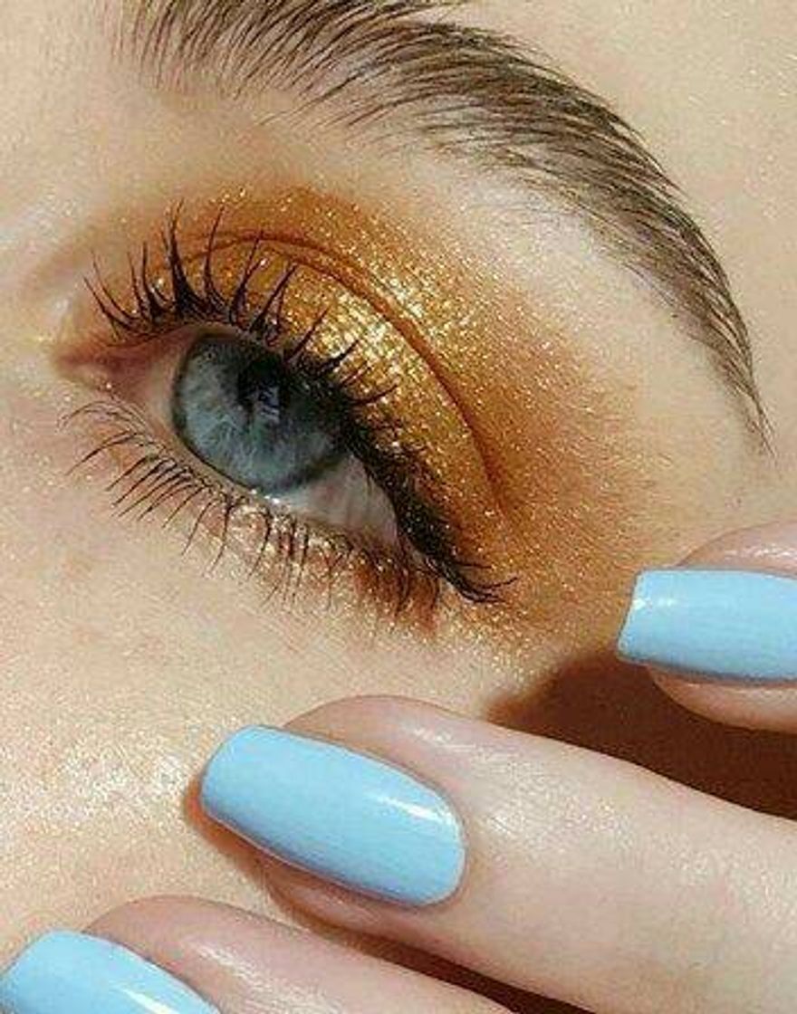 Fashion Golden make up 🌅