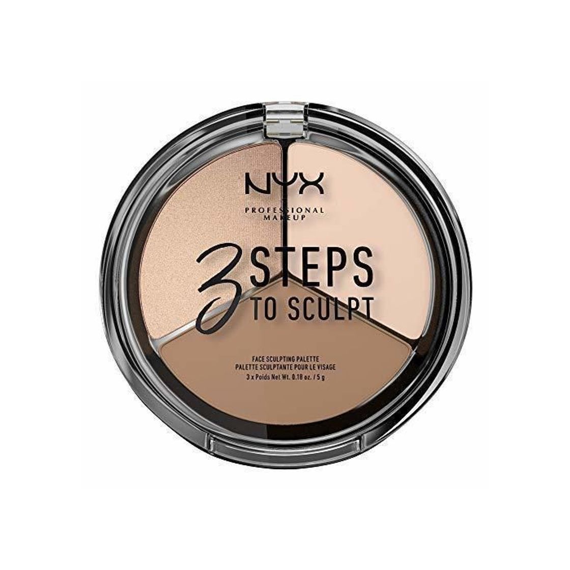 Social NYX Professional Makeup Paleta de Contouring & Iluminador 3 Steps to Sculpt