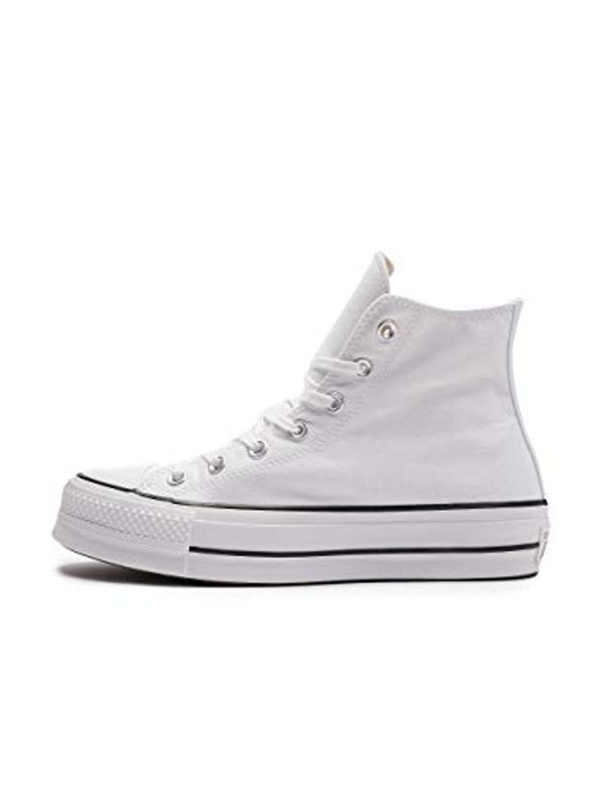 Producto Converse Chuck Taylor CTAS Lift Hi, Zapatillas Mujer, Blanco