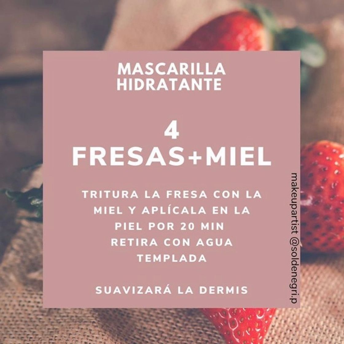 Fashion Mascarilla de Fresa y Miel 