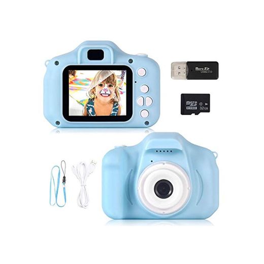 ZStarlite Cámara Digital para Niños, 1080P 2.0 "HD Selfie Video Cámara Infantil,