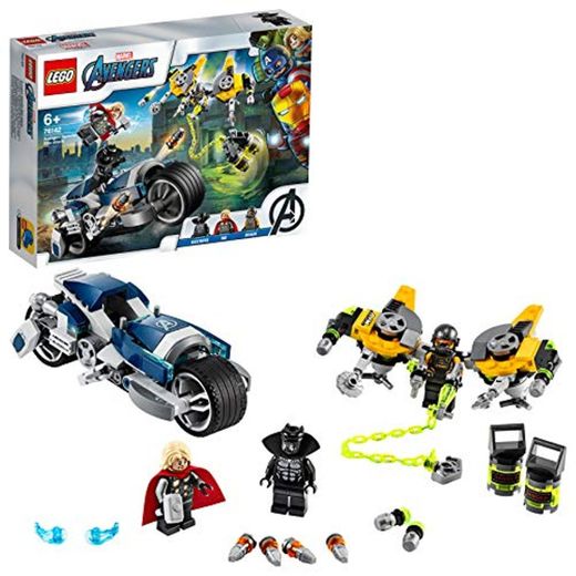 LEGO Super Heroes - Vengadores: Ataque en Moto, Juguete de Construcción de