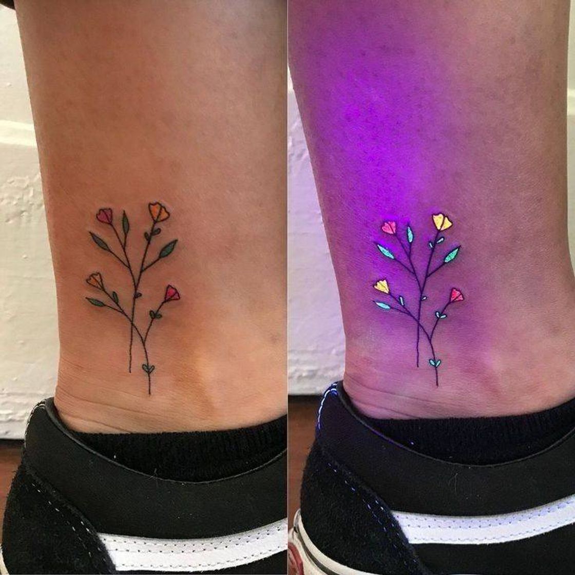 Social Tatuagem de flor