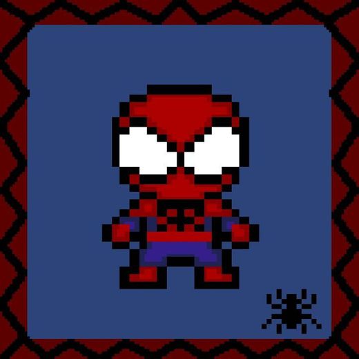 Spiderman Pixel Art