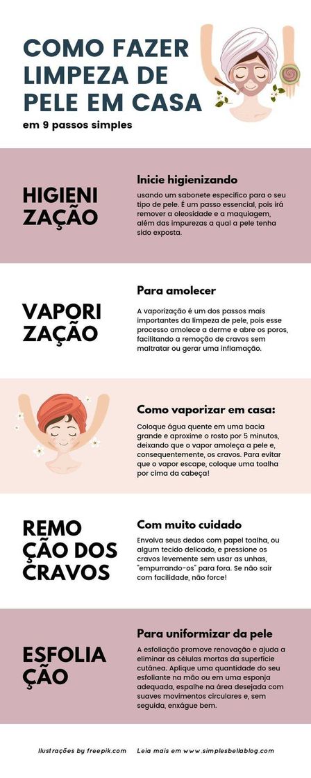 Moda Limpeza de pele em casa