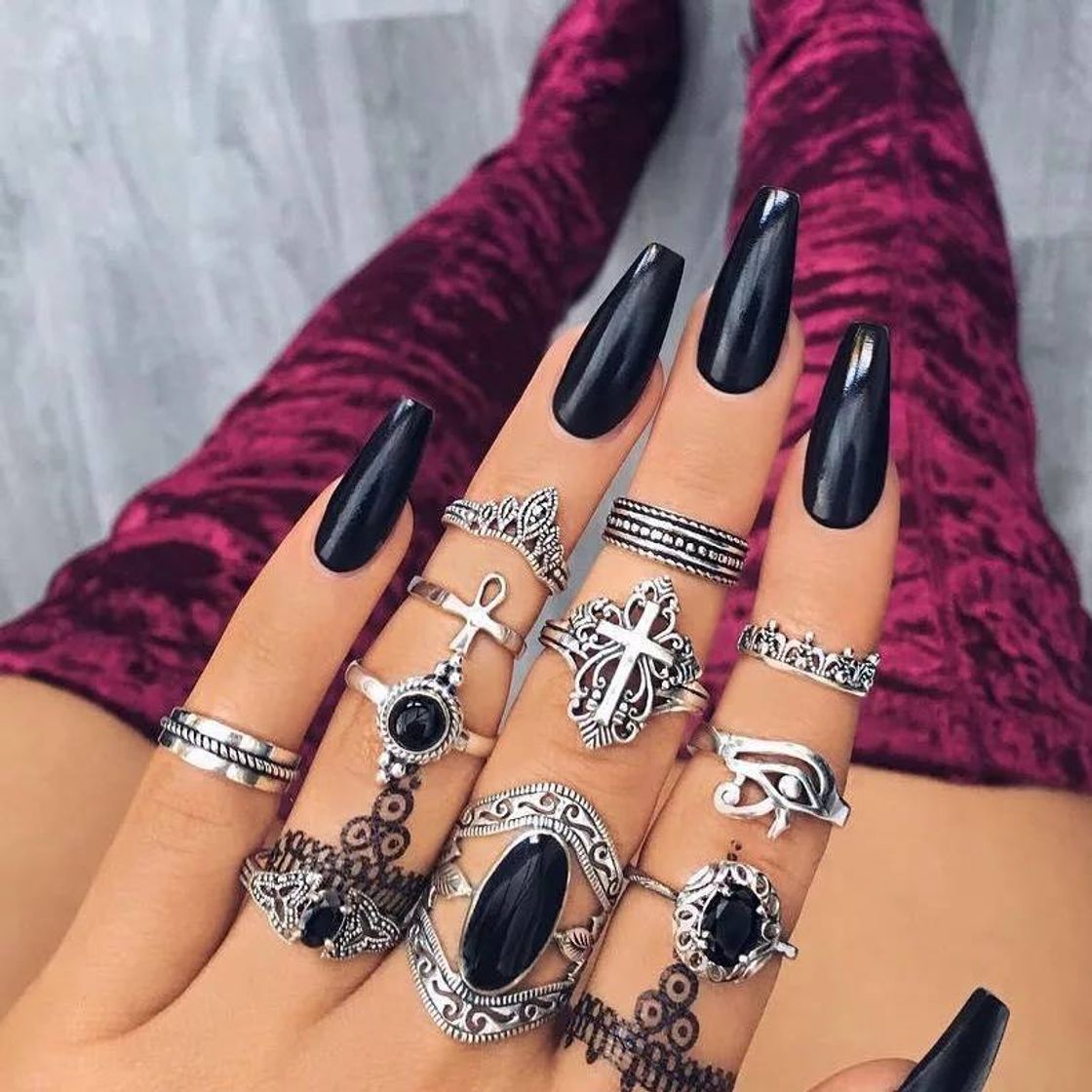 Producto Gothic ring set