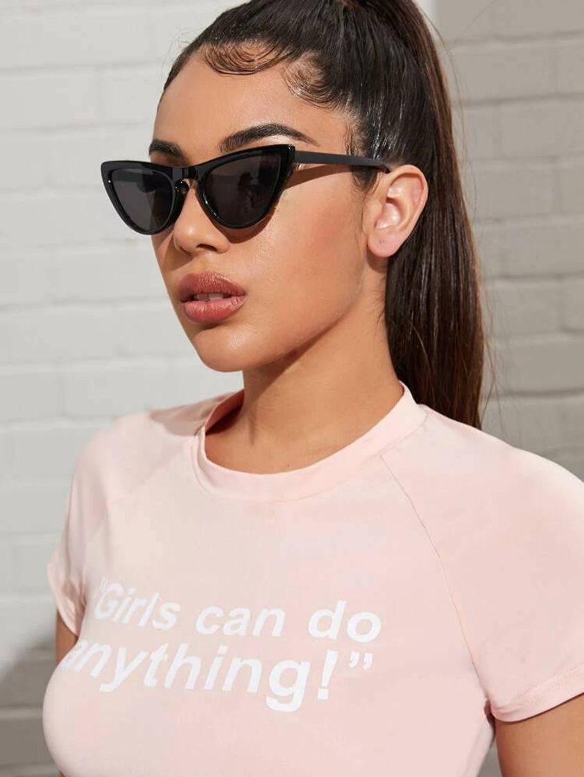 Social Cat Eye Sunglasses With Case