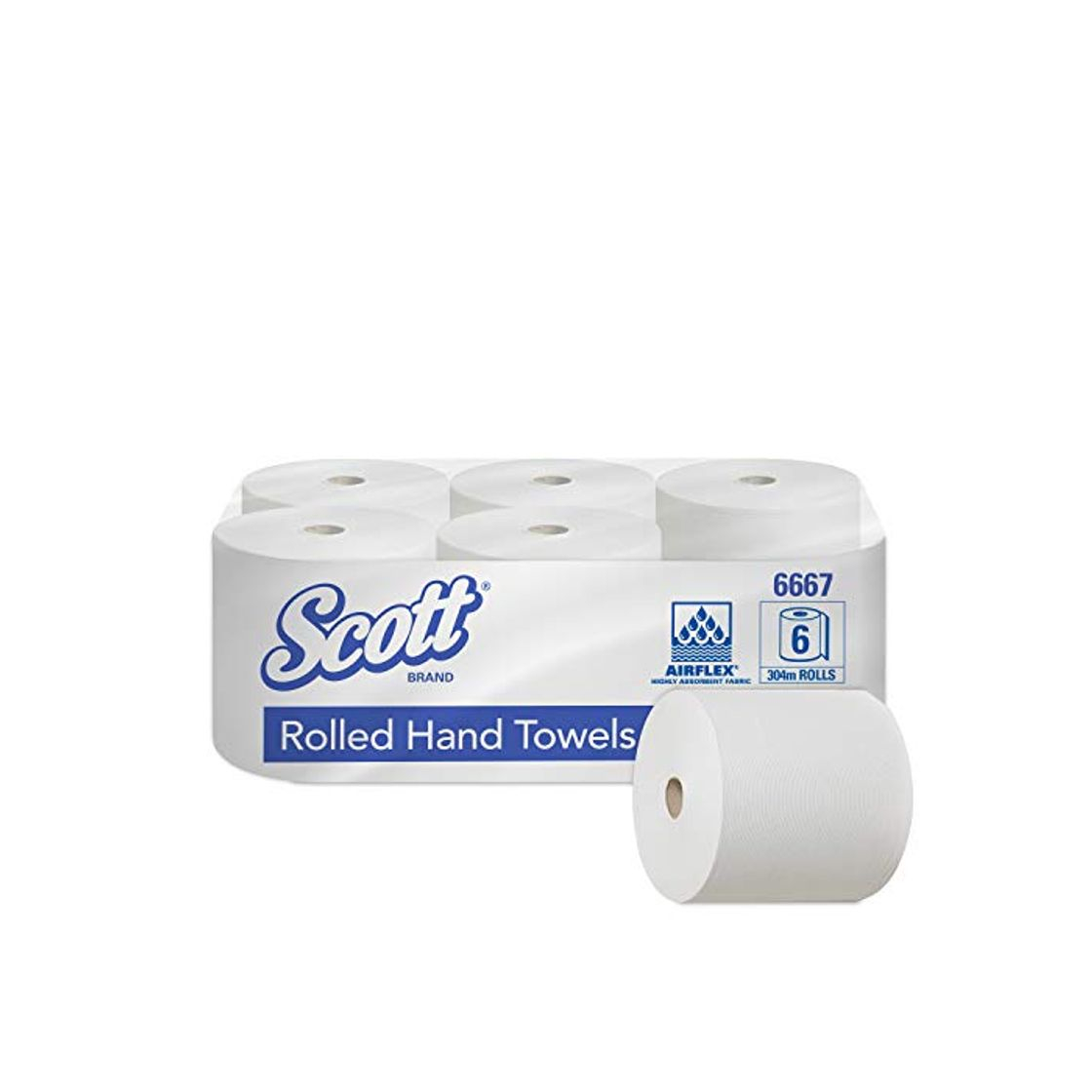 Product Scott 6667 Toallas Secamanos en Rollo 6 Rollos X 304 M