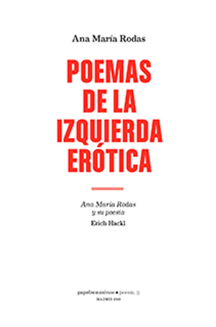 Book Poemas de la izquierda erótica: 9