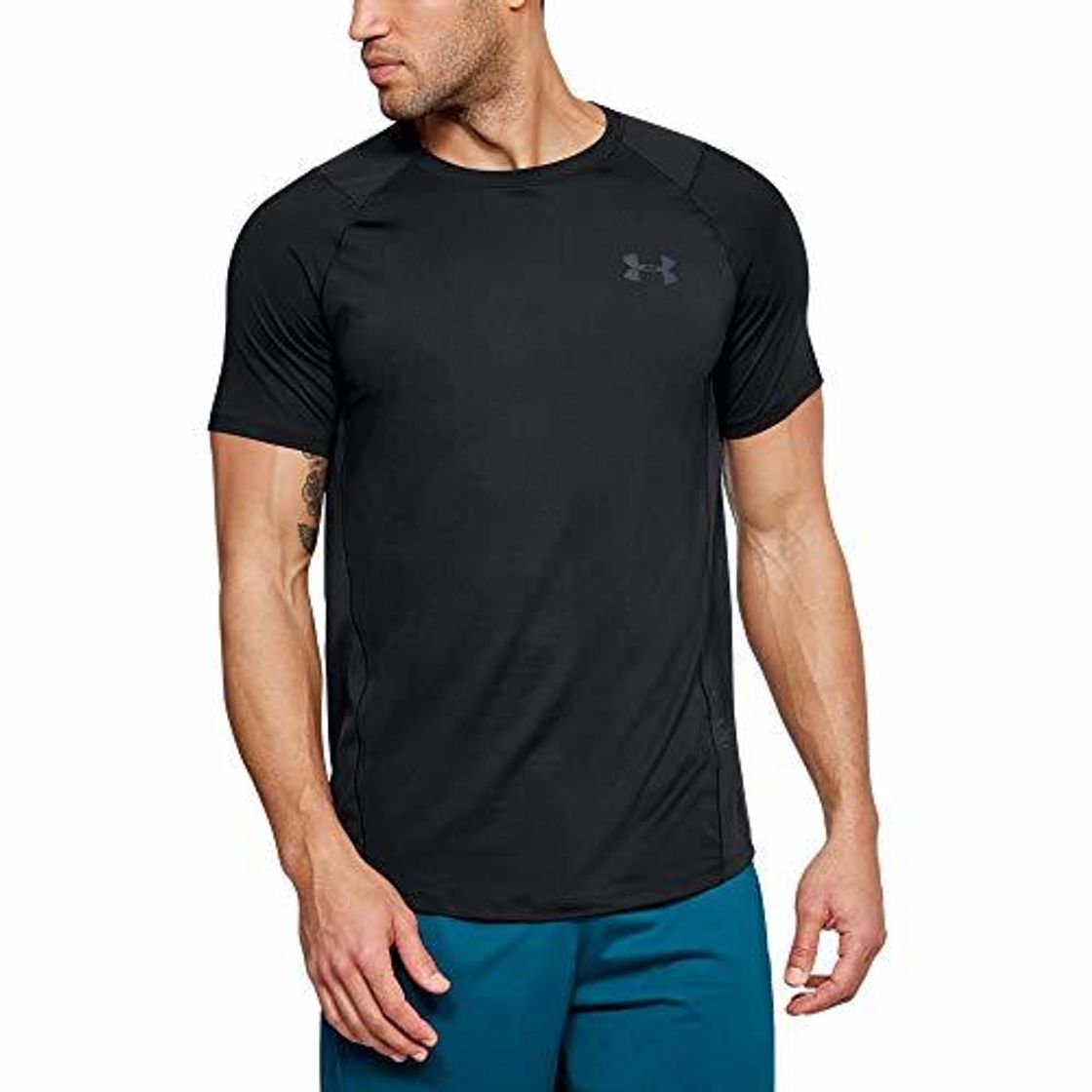 Place Under Armour MK1 Short Sleeve EU SMU Camiseta, Hombre, Negro