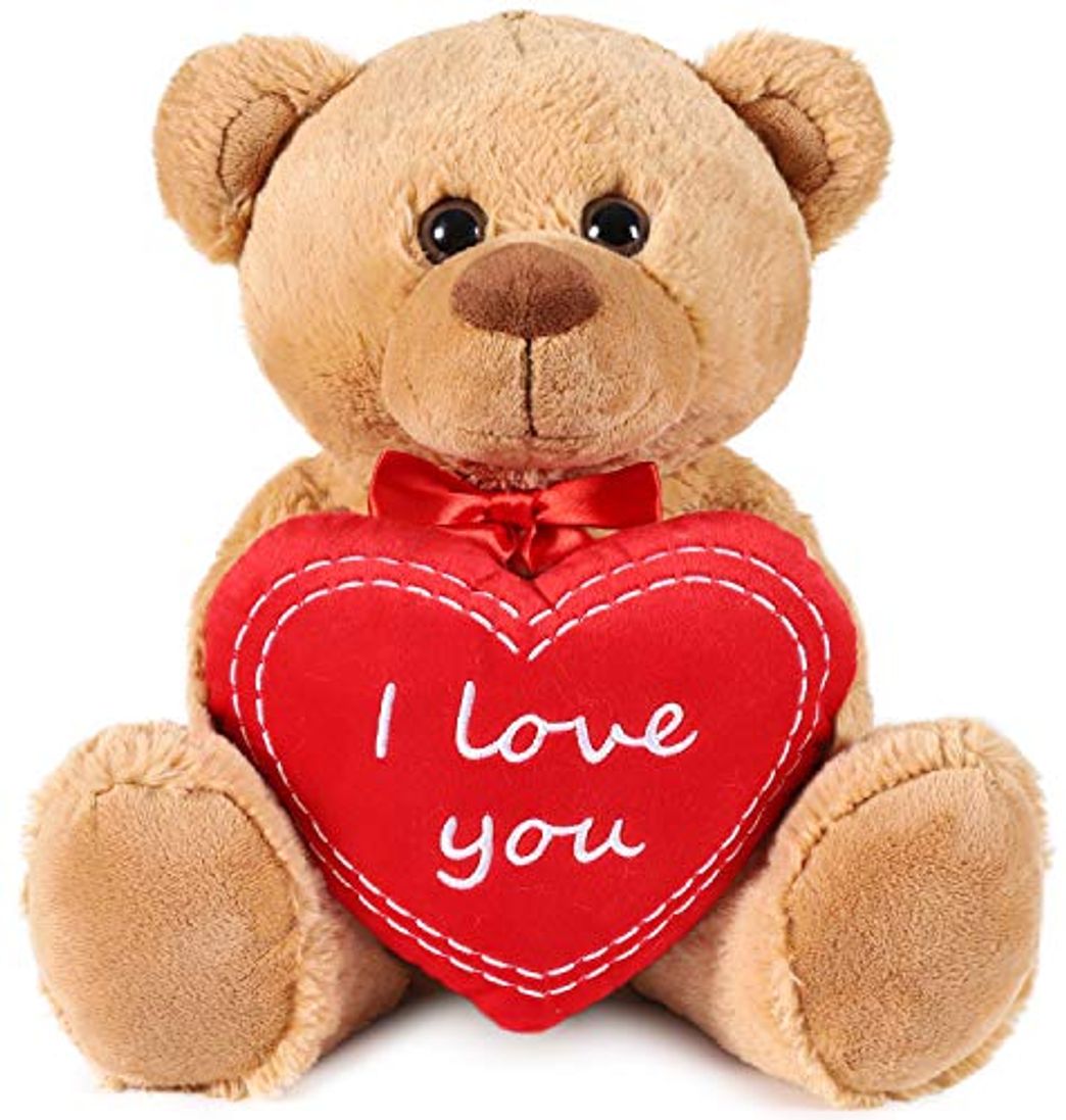 Place BRUBAKER Oso/Osito de Peluche con 'I Love You' de corazón