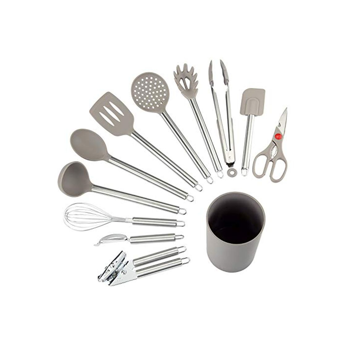 Productos COMLIFE Utensilios de Cocina de 12 Piezas Antiadherentes Set-12 de Silicona y