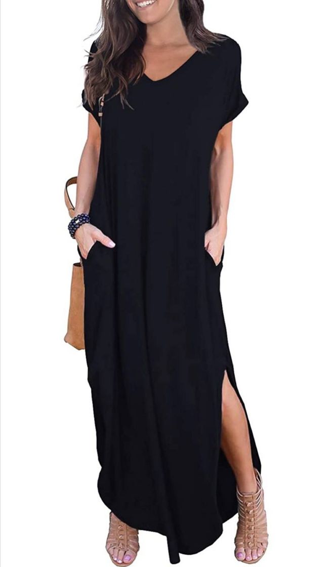 Vestido largo olgado 