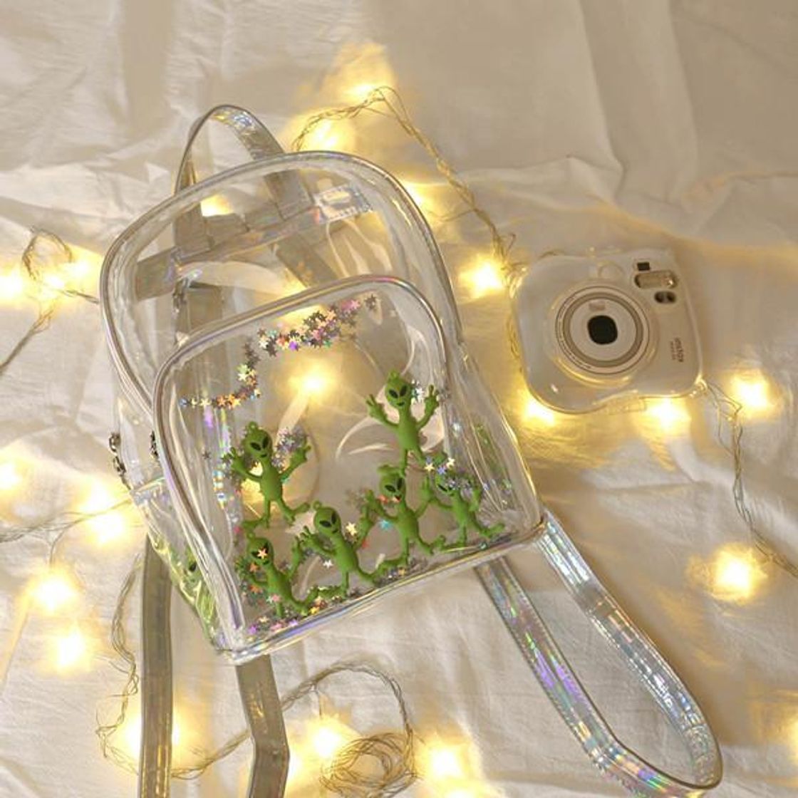 Moda Laser alien transparent backpack YV42287 | 