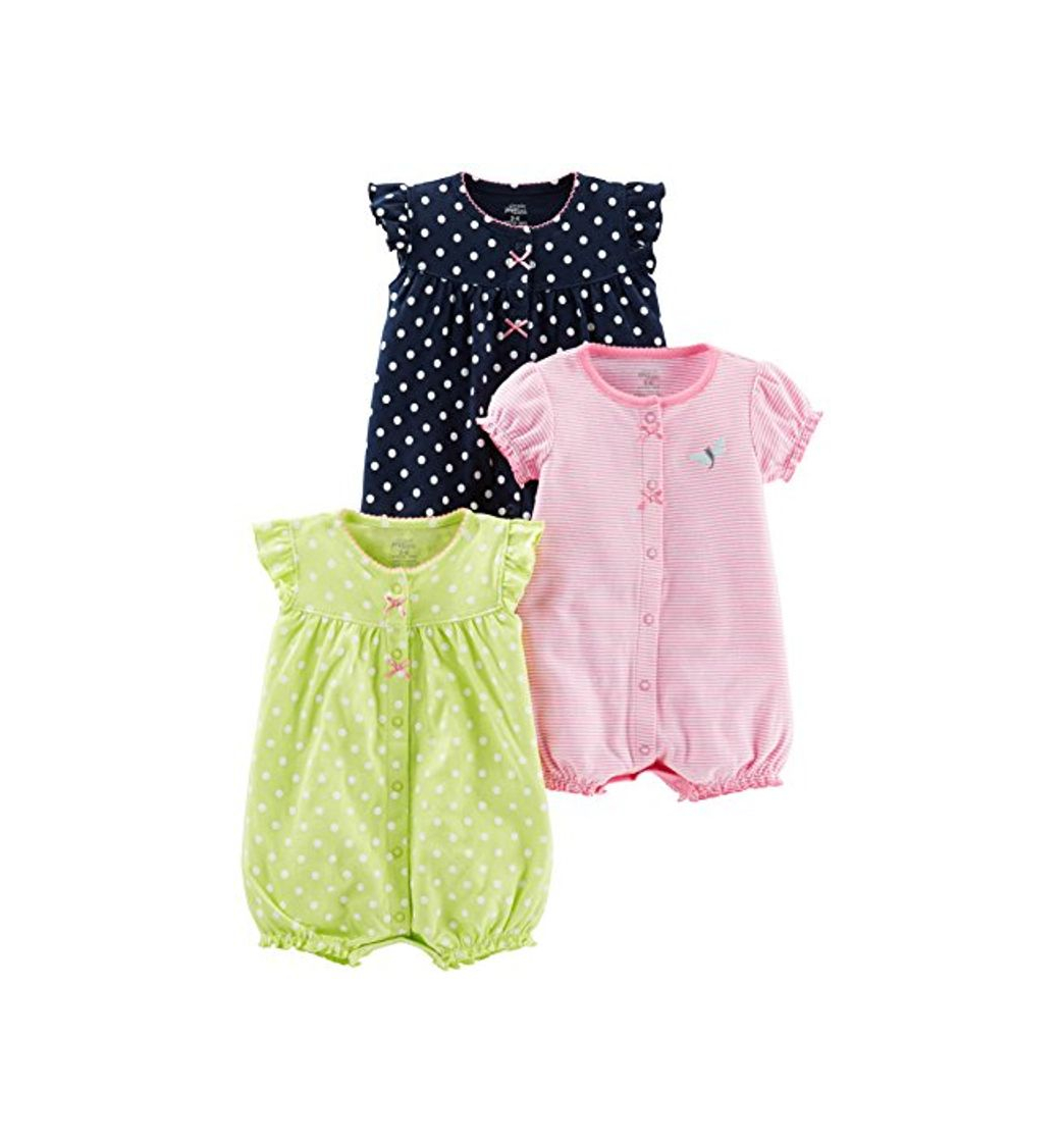 Producto Simple Joys by Carter's Baby Girls paquete de 3 pelele de ajuste