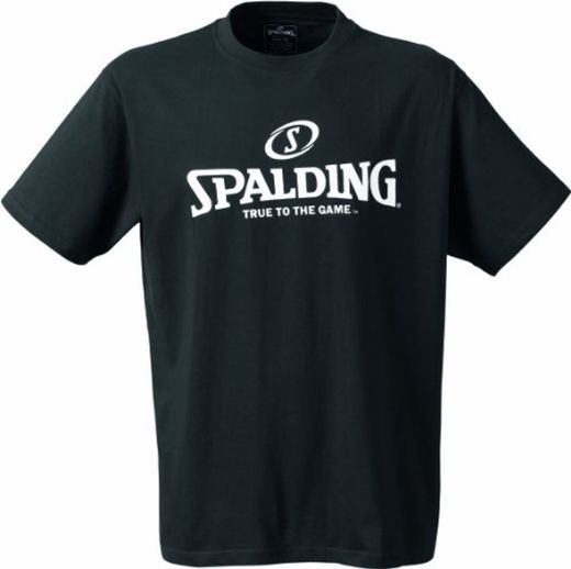 Spalding Basketball-fanartikel Logo T-shirt, color negro