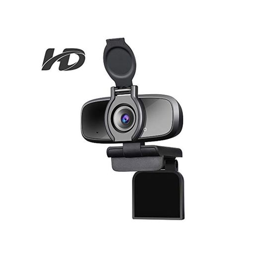 Dericam Cámara web USB HD 1080P para videollamadas