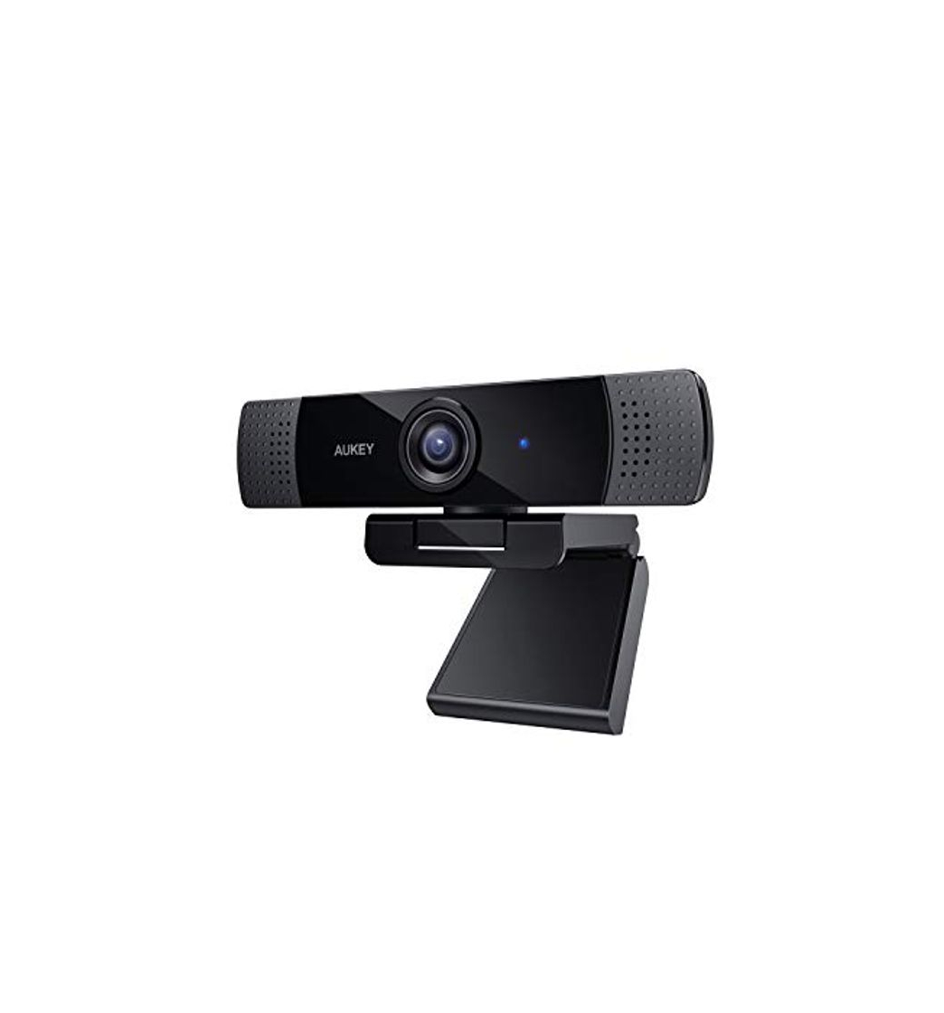 Social AUKEY Webcam 1080P Full HD con Micrófono Estéreo, Cámara Web para Video
