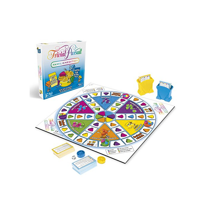 Product Hasbro Trivial Pursuit Family Edition Juegos de Preguntas Niños y Adultos -