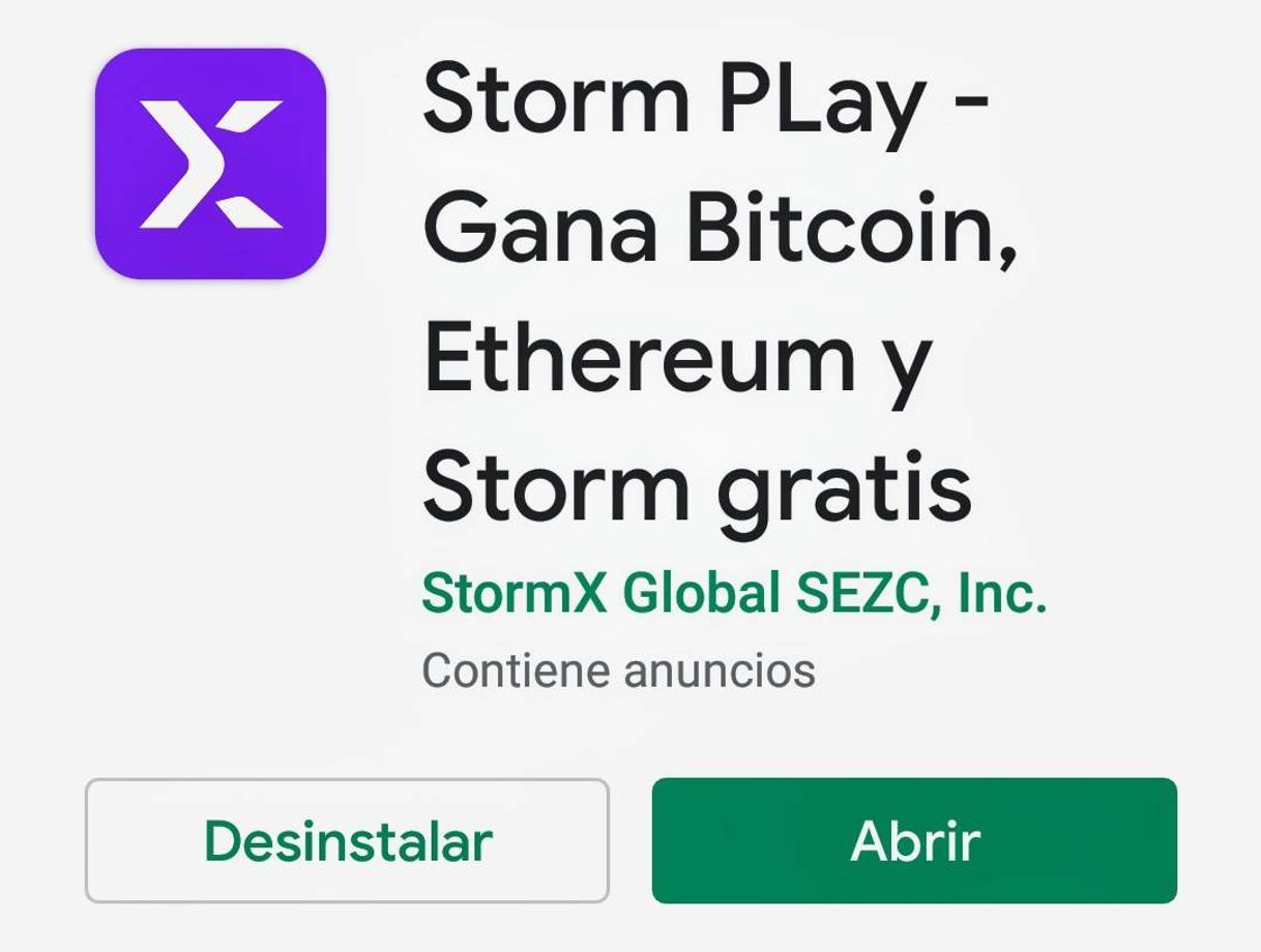 Apps STORMX gana Criptomonedas con tareas sencillas.