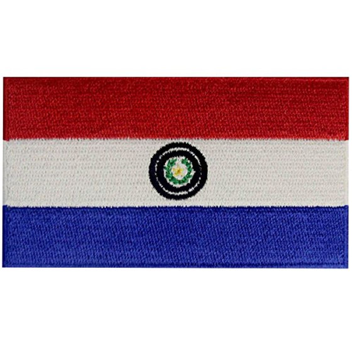 Product Bandera de Paraguay Emblema Nacional Parche Bordado de Aplicación con Plancha