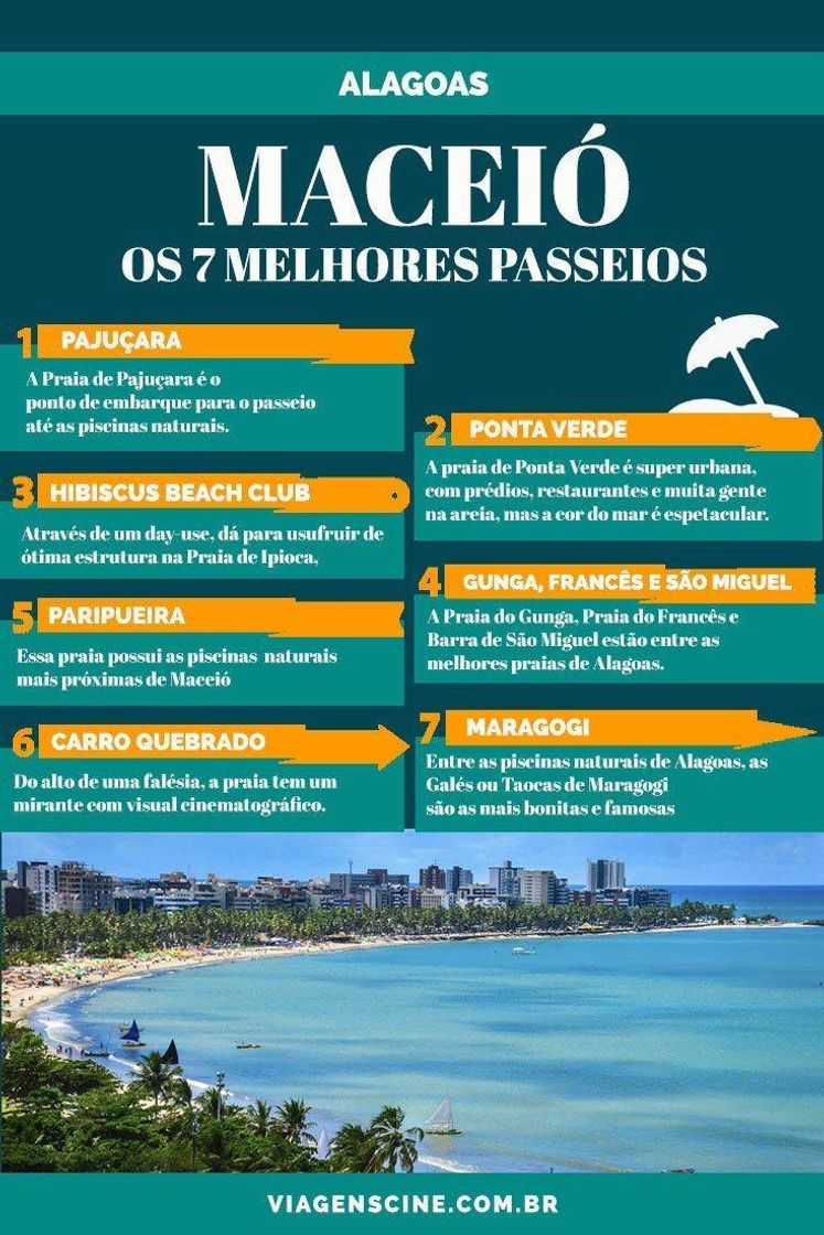 Fashion Lugares para visitar em Maceió