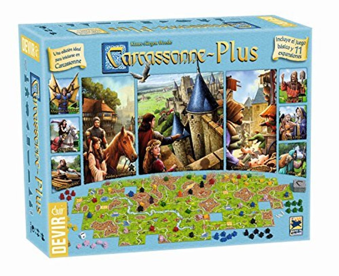 Social Devir - Carcasonne Plus, juego básico